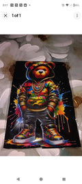 Boys custom bad bear t-shirt size youth large